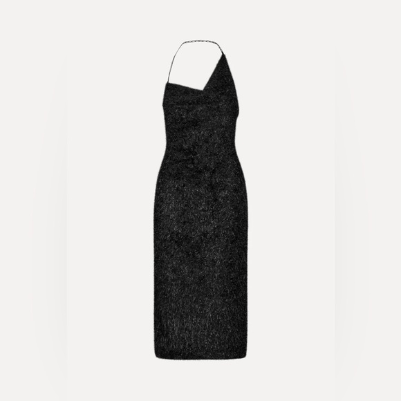 Stine Goya PROMISE DRESS - FLUFFY BLACK - Picture 2 of 3